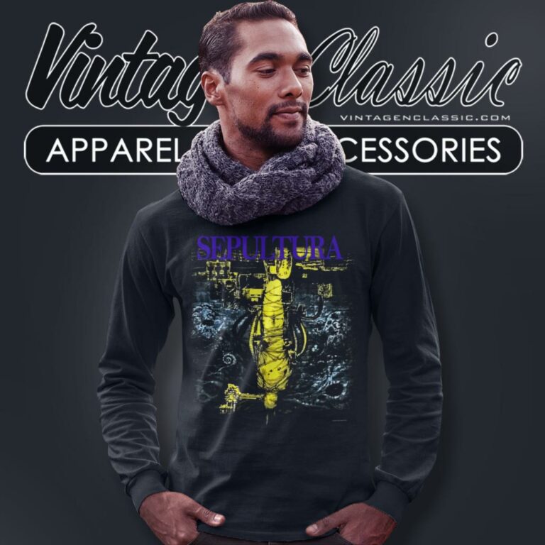Sepultura Chaos Ad World Tour Long Sleeve Tee Sepultura Chaos Ad World Tour Long Sleeve Tee