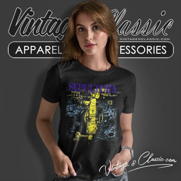 Sepultura Chaos Ad World Tour Women T Shirt Sepultura Chaos Ad World Tour Women T Shirt
