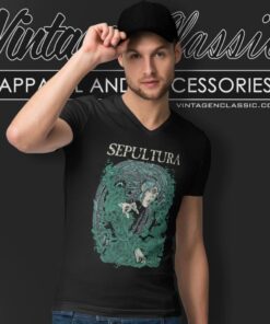 Sepultura Isolation V Neck TShirt
