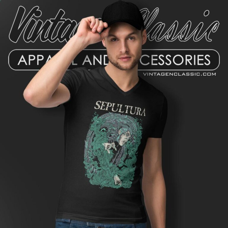 Sepultura Isolation V Neck TShirt Sepultura Isolation V Neck TShirt