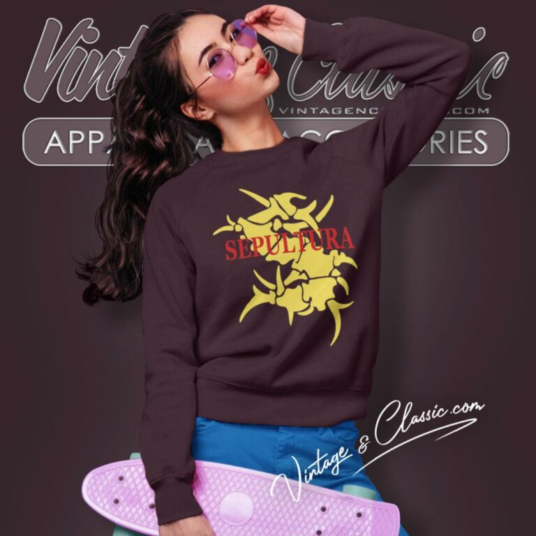 Sepultura Logo Soulfly Sweatshirt Sepultura Logo Soulfly Sweatshirt