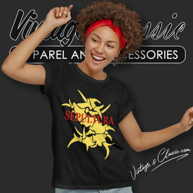 Sepultura Logo Soulfly Women T Shirt Sepultura Logo Soulfly Women T Shirt