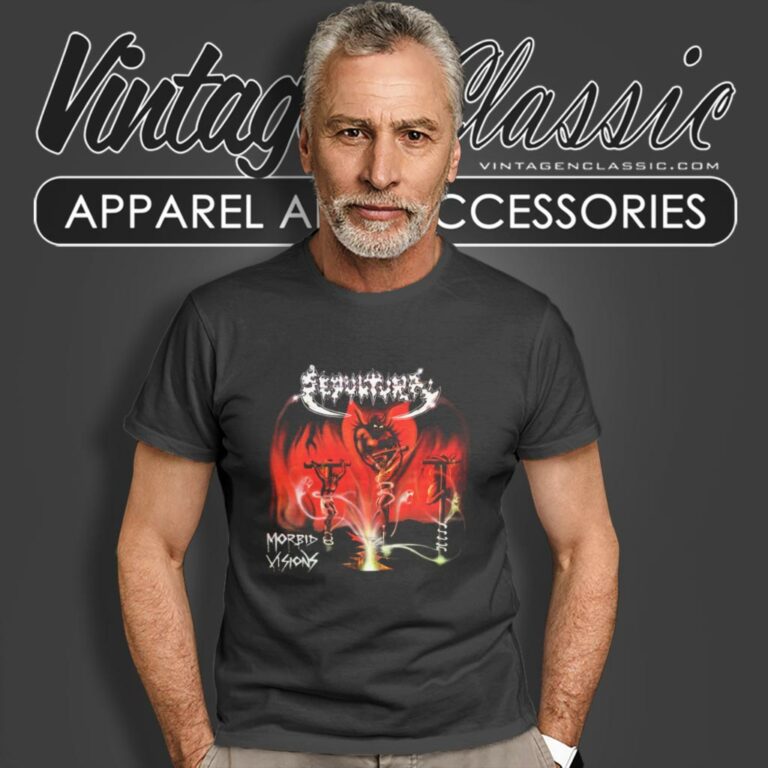 Sepultura Morbid Visions Album T Shirt Sepultura Morbid Visions Album T Shirt