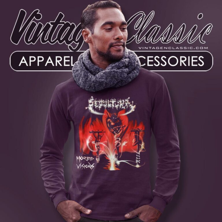 Sepultura Morbid Visions Death Long Sleeve Tee Sepultura Morbid Visions Death Long Sleeve Tee