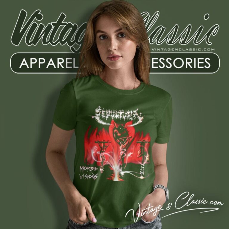 Sepultura Morbid Visions Death Women T Shirt Sepultura Morbid Visions Death Women T Shirt