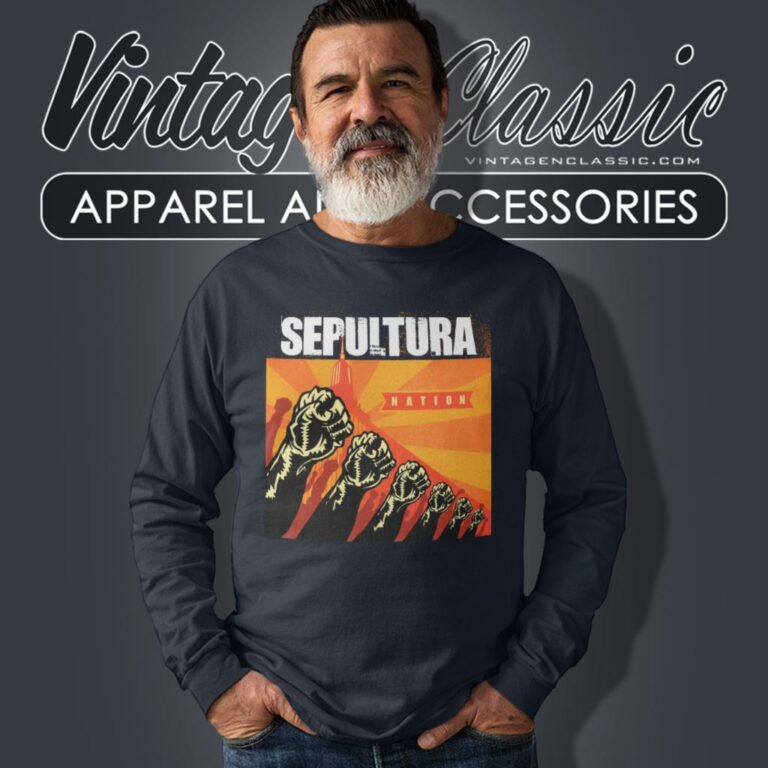 Sepultura Nation Long Sleeve Tee Sepultura Nation Long Sleeve Tee