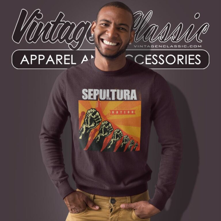 Sepultura Nation Sweatshirt Sepultura Nation Sweatshirt