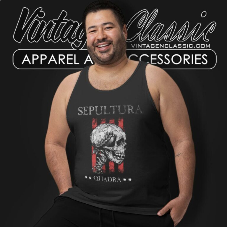 Sepultura Quadra Skull Tank Top Racerback Sepultura Quadra Skull Tank Top Racerback