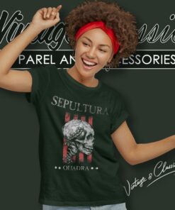Sepultura Quadra Skull Women T Shirt