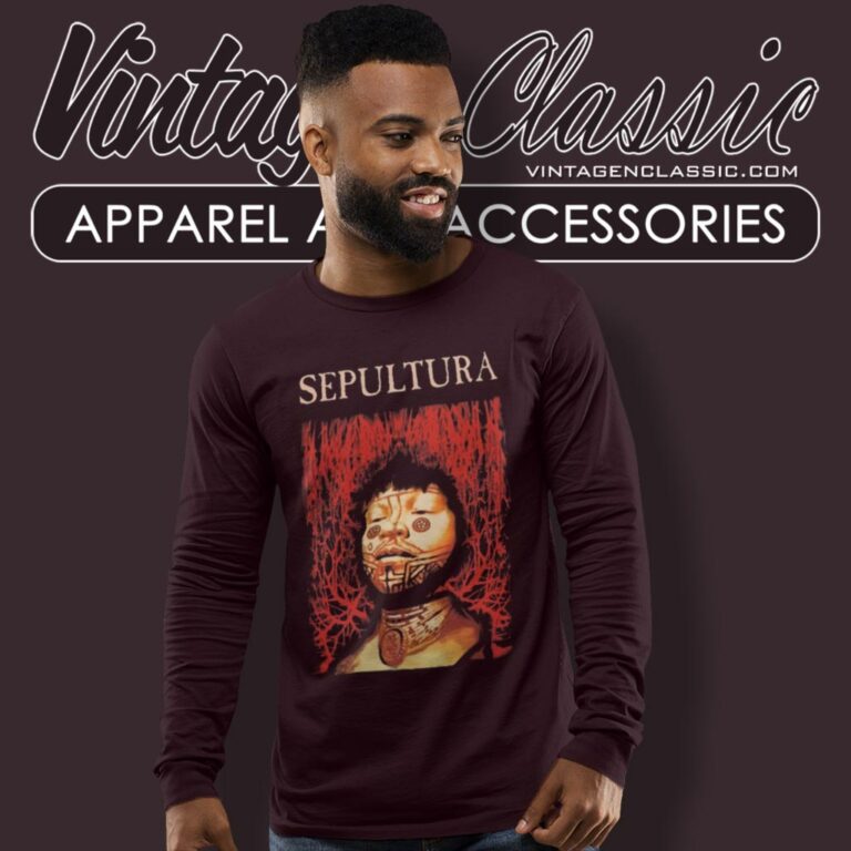 Sepultura Roots World Tour Long Sleeve Tee Sepultura Roots World Tour Long Sleeve Tee
