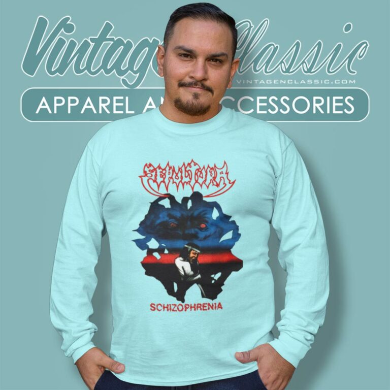 Sepultura Schizophrenia Long Sleeve Tee Sepultura Schizophrenia Long Sleeve Tee