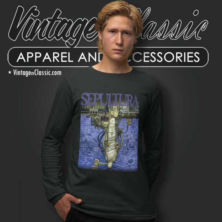 Sepultura Shirt Chaos Ad World Tour Long Sleeve Tee Sepultura Shirt Chaos Ad World Tour Long Sleeve Tee