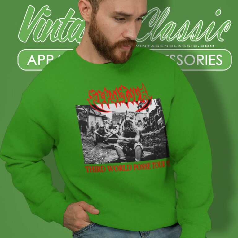 Sepultura Shirt Third World Posse Tour Sweatshirt Sepultura Shirt Third World Posse Tour Sweatshirt