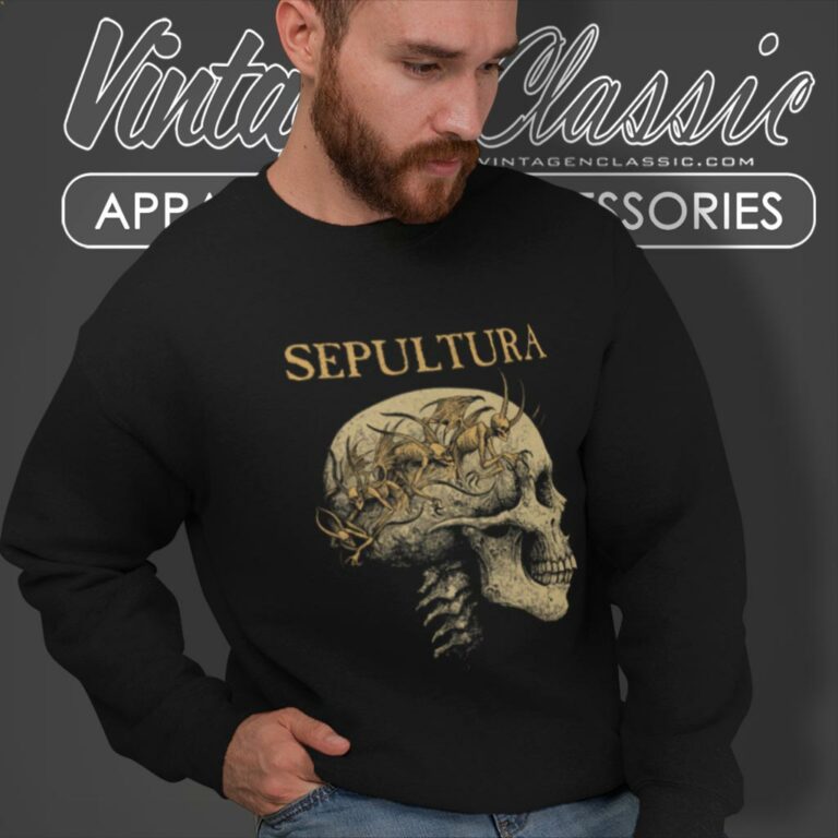 Sepultura Skull Sweatshirt Sepultura Skull Sweatshirt