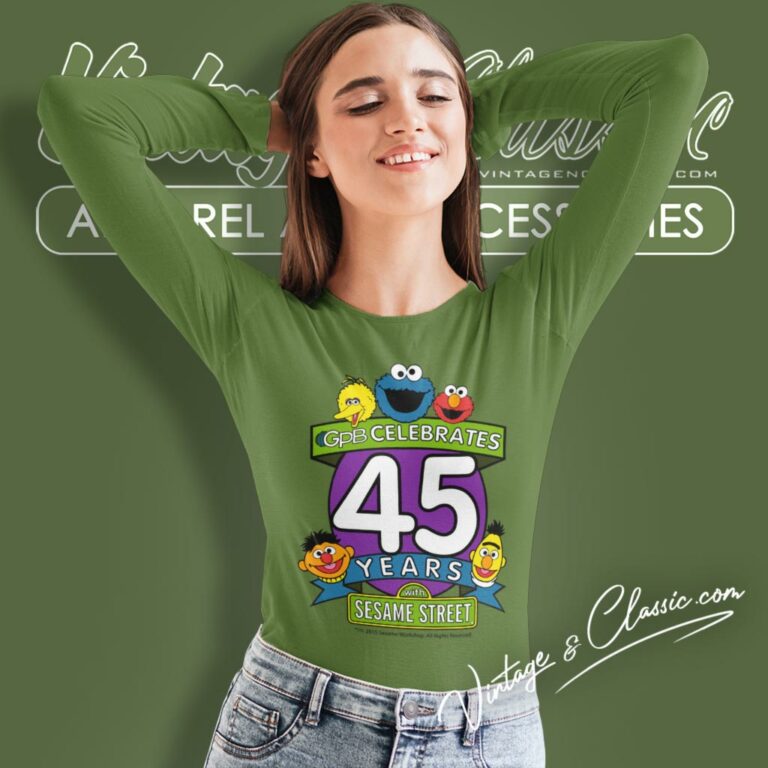 Sesame Street 45 Years Long Sleeve Tee Sesame Street 45 Years Long Sleeve Tee