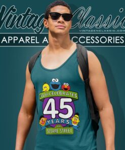 Sesame Street 45 Years Tank Top Racerback