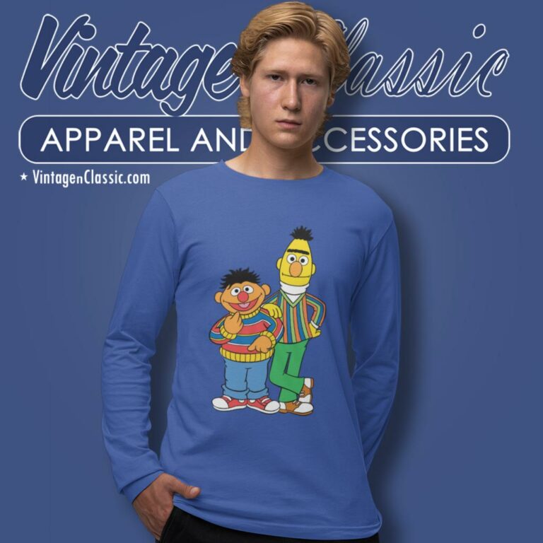 Sesame Street Bert And Ernie Long Sleeve Tee Sesame Street Bert And Ernie Long Sleeve Tee