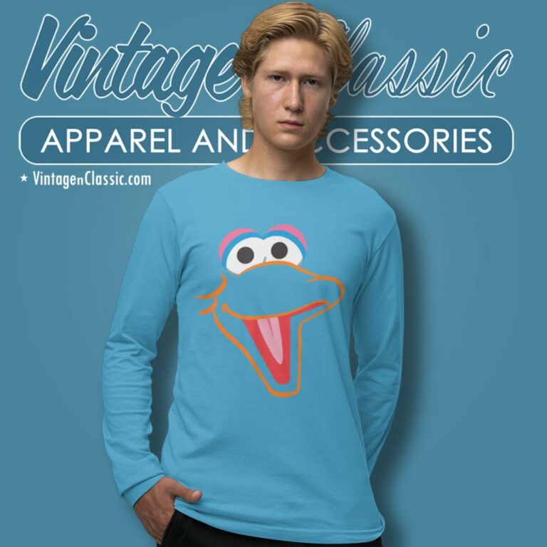 Sesame Street Big Bird Face Long Sleeve Tee Sesame Street Big Bird Face Long Sleeve Tee