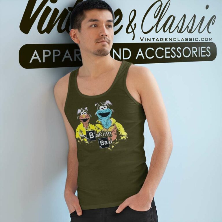 Sesame Street Breaking Bad Tank Top Racerback Sesame Street Breaking Bad Tank Top Racerback
