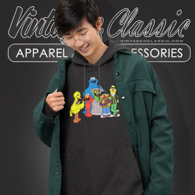 Sesame Street Cartoon Hoodie Sesame Street Cartoon Hoodie