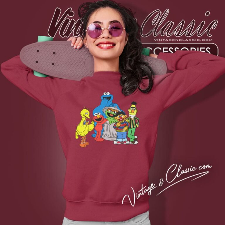 Sesame Street Cartoon Sweatshirt Sesame Street Cartoon Sweatshirt
