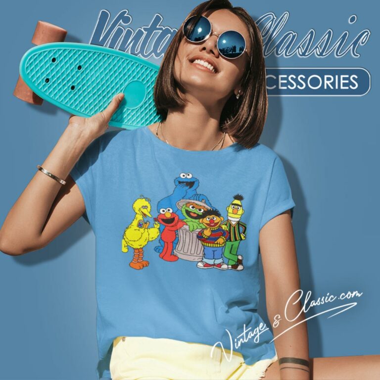 Sesame Street Cartoon Women T Shirt Sesame Street Cartoon Women T Shirt