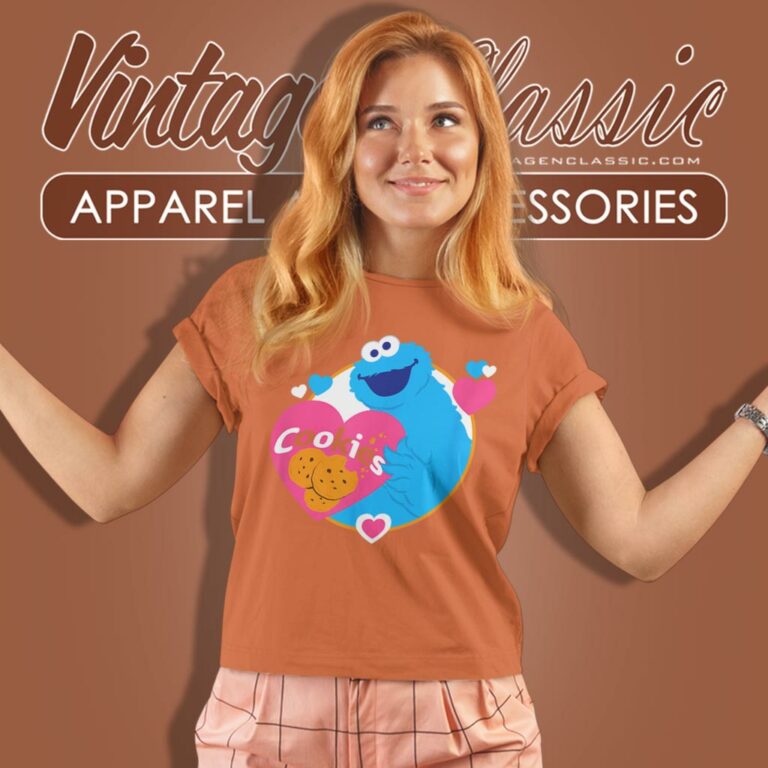 Sesame Street Cookie Monster Love Women T Shirt Sesame Street Cookie Monster Love Women T Shirt