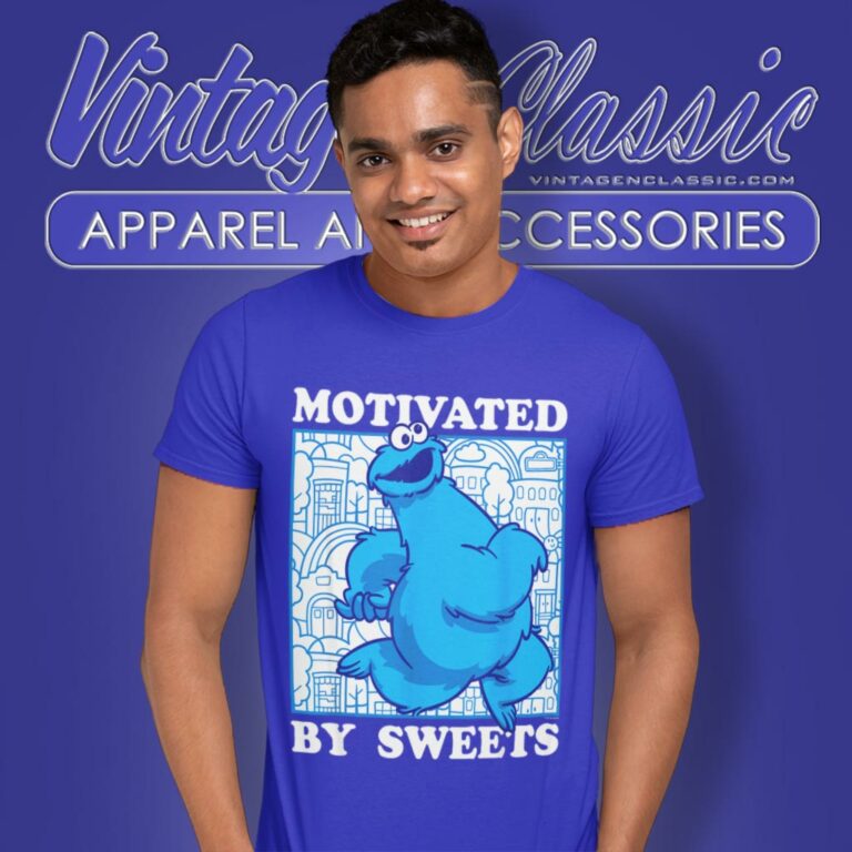 Sesame Street Cookie Monster Motivated T Shirt Sesame Street Cookie Monster Motivated T Shirt
