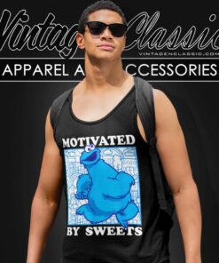 Sesame Street Cookie Monster Motivated Tank Top Racerback