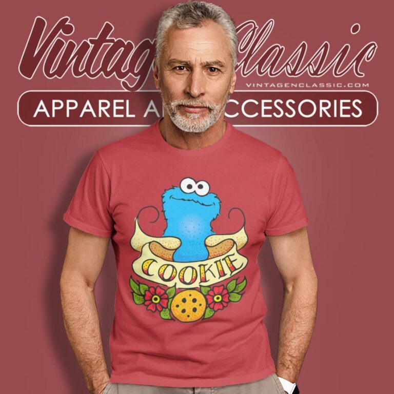 Sesame Street Cookie Monster Tattoo T Shirt Sesame Street Cookie Monster Tattoo T Shirt