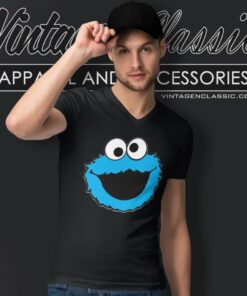 Sesame Street Cookie Monster Shirt 5 Sesame Street Cookie Monster V Neck TShirt