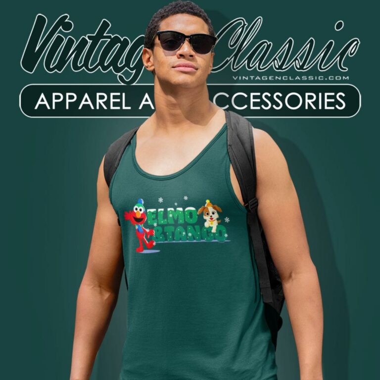 Sesame Street Elmo And Tango Tank Top Racerback Sesame Street Elmo And Tango Tank Top Racerback