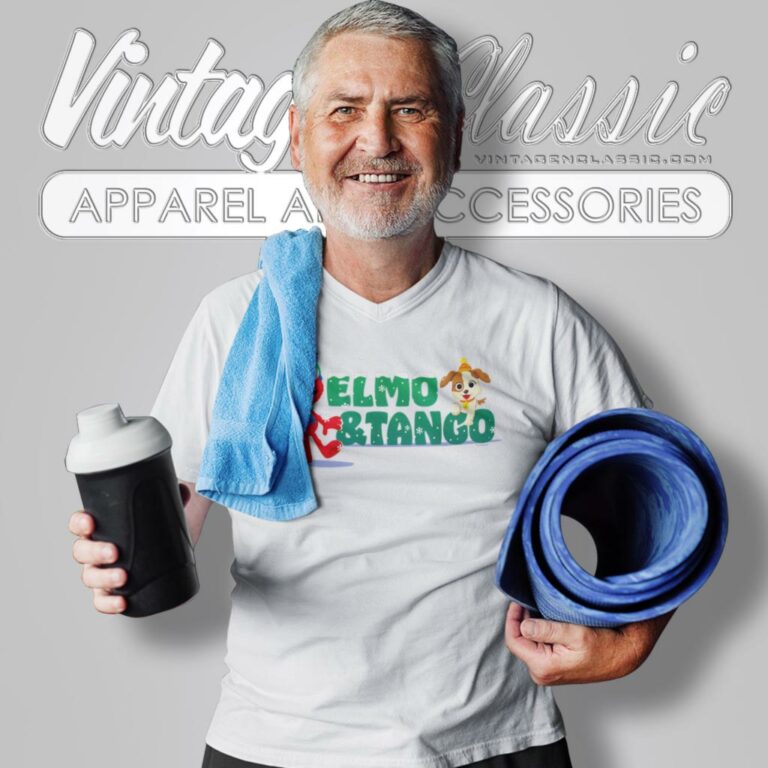 Sesame Street Elmo And Tango V Neck TShirt Sesame Street Elmo And Tango V Neck TShirt