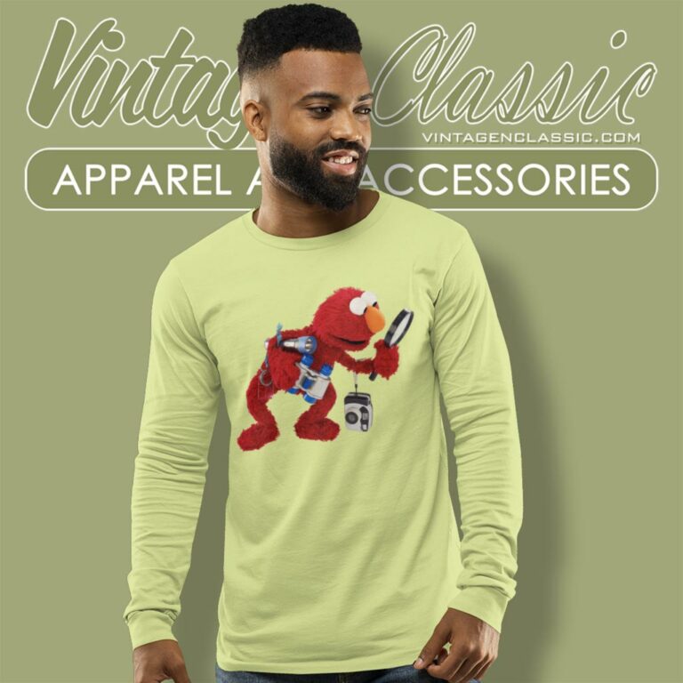Sesame Street Elmo Camera Long Sleeve Tee Sesame Street Elmo Camera Long Sleeve Tee