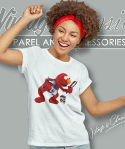 Sesame Street Elmo Camera Women T Shirt