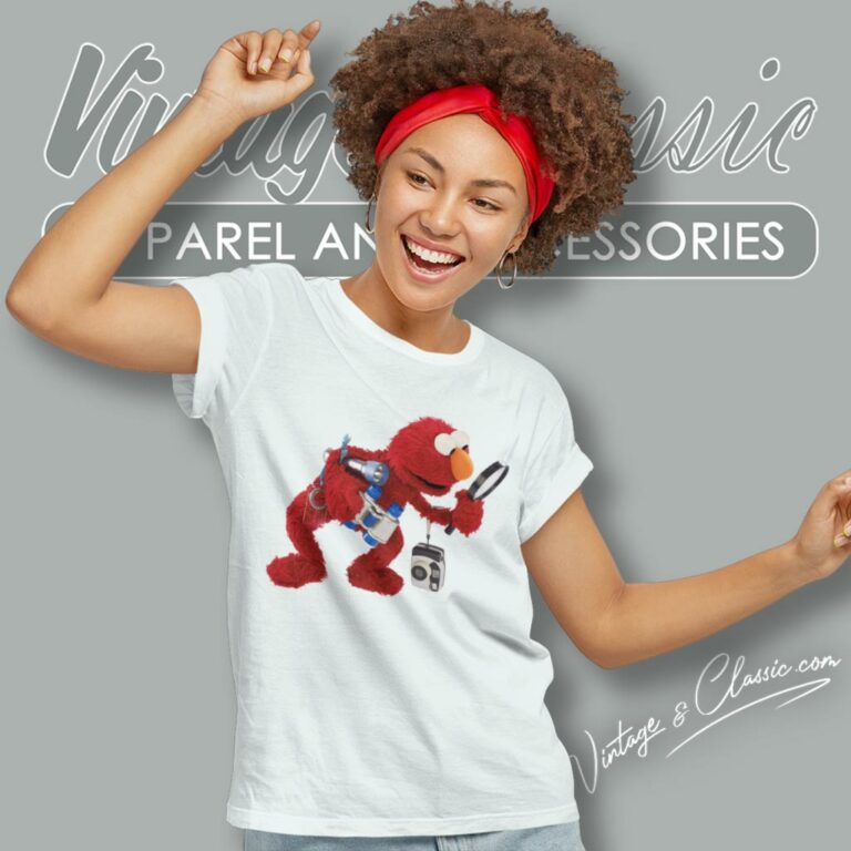 Sesame Street Elmo Camera Women T Shirt Sesame Street Elmo Camera Women T Shirt