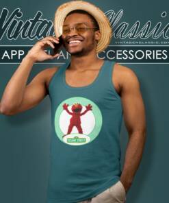 Sesame Street Elmo Cartoon Shirt 4 Sesame Street Elmo Cartoon Tank Top Racerback