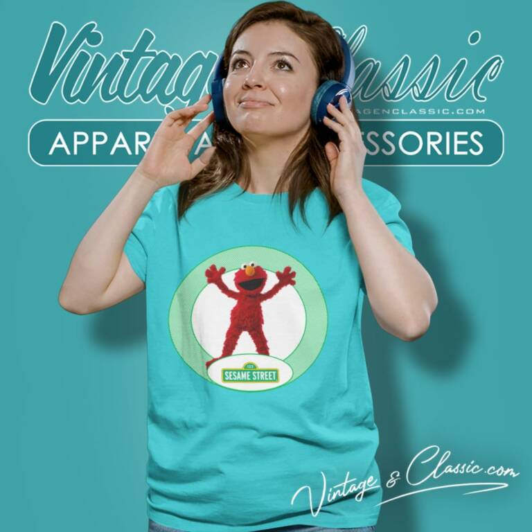 Sesame Street Elmo Cartoon Women T Shirt Sesame Street Elmo Cartoon Women T Shirt