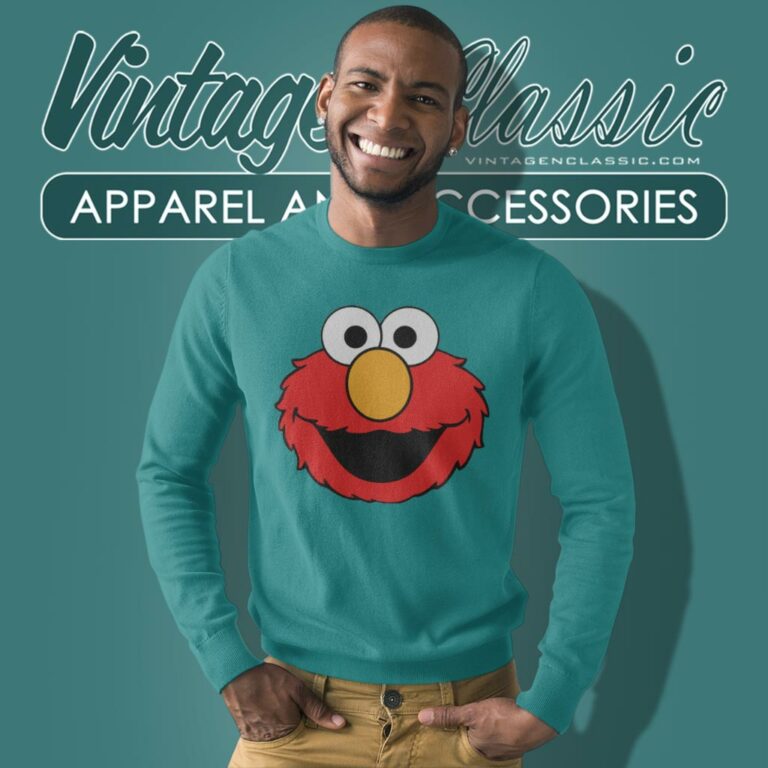 Sesame Street Elmo Head Sweatshirt Sesame Street Elmo Head Sweatshirt