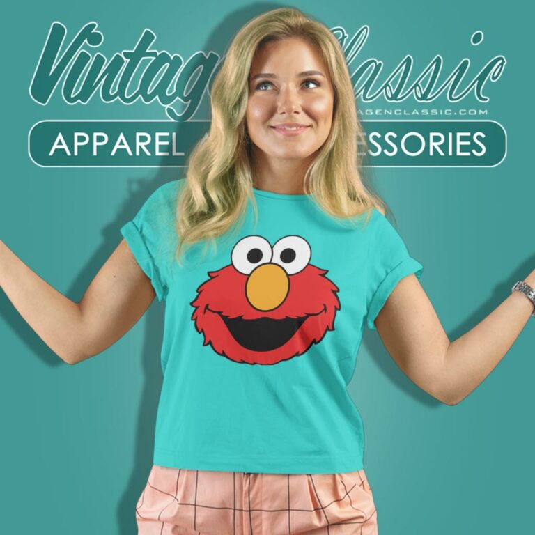 Sesame Street Elmo Head Women T Shirt Sesame Street Elmo Head Women T Shirt
