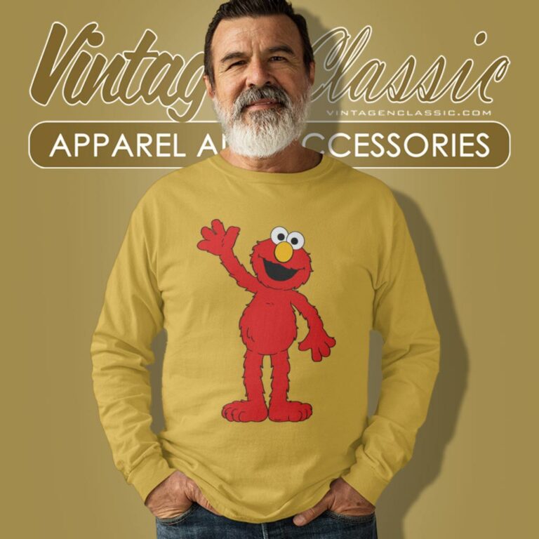 Sesame Street Elmo Logo Long Sleeve Tee Sesame Street Elmo Logo Long Sleeve Tee