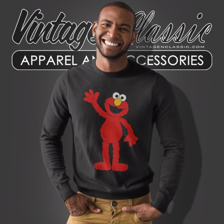 Sesame Street Elmo Logo Sweatshirt Sesame Street Elmo Logo Sweatshirt