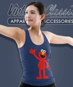 Sesame Street Elmo Logo Tank Top Racerback