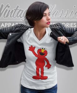 Sesame Street Elmo Logo V Neck TShirt