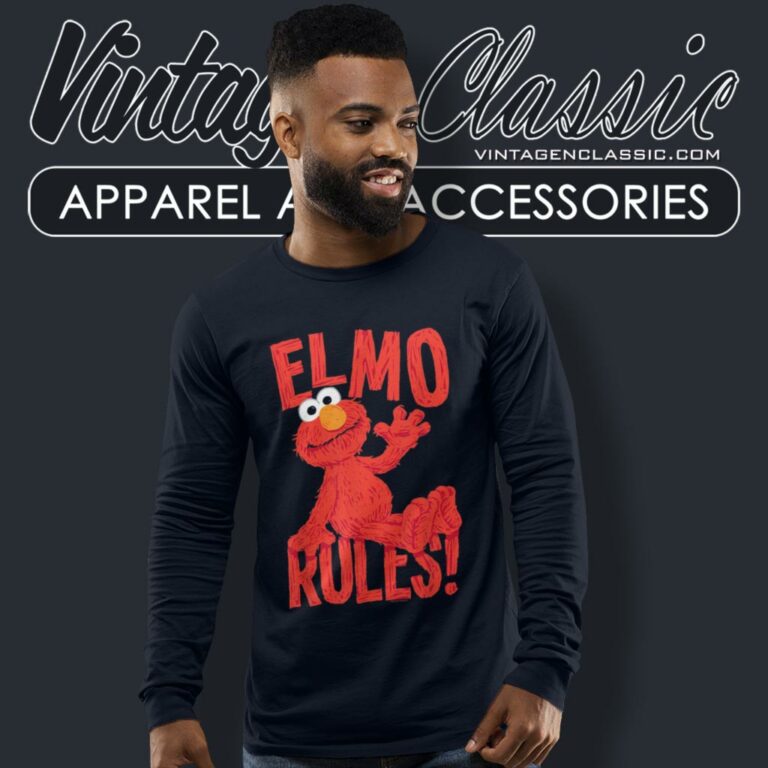 Sesame Street Elmo Rules Long Sleeve Tee Sesame Street Elmo Rules Long Sleeve Tee