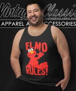 Sesame Street Elmo Rules Tank Top Racerback