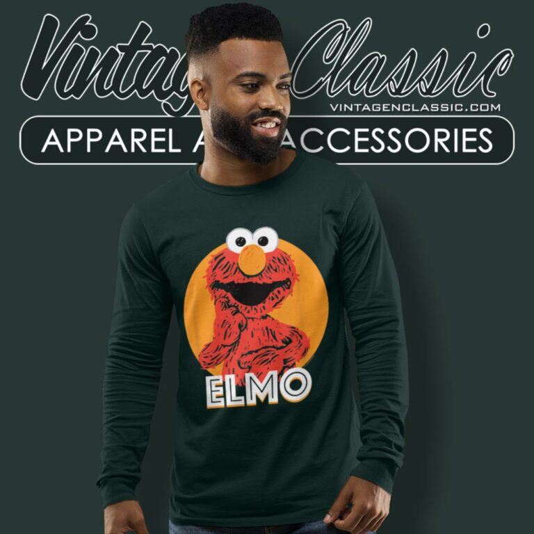 Sesame Street Elmo Scribble Long Sleeve Tee Sesame Street Elmo Scribble Long Sleeve Tee