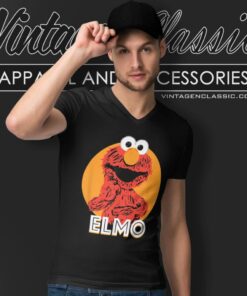 Sesame Street Elmo Scribble V Neck TShirt