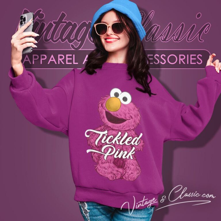 Sesame Street Elmo Tickled Pink Sweatshirt Sesame Street Elmo Tickled Pink Sweatshirt