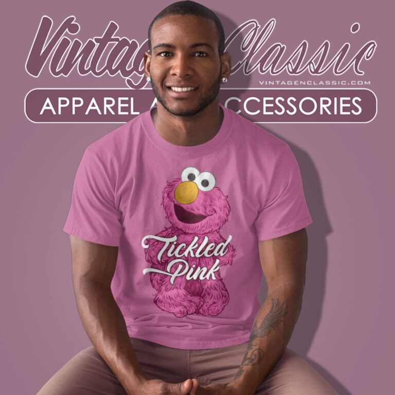 Sesame Street Elmo Tickled Pink T Shirt Sesame Street Elmo Tickled Pink T Shirt